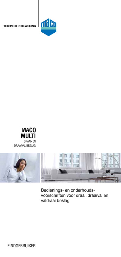 Maco Multi draai en draaival beslag